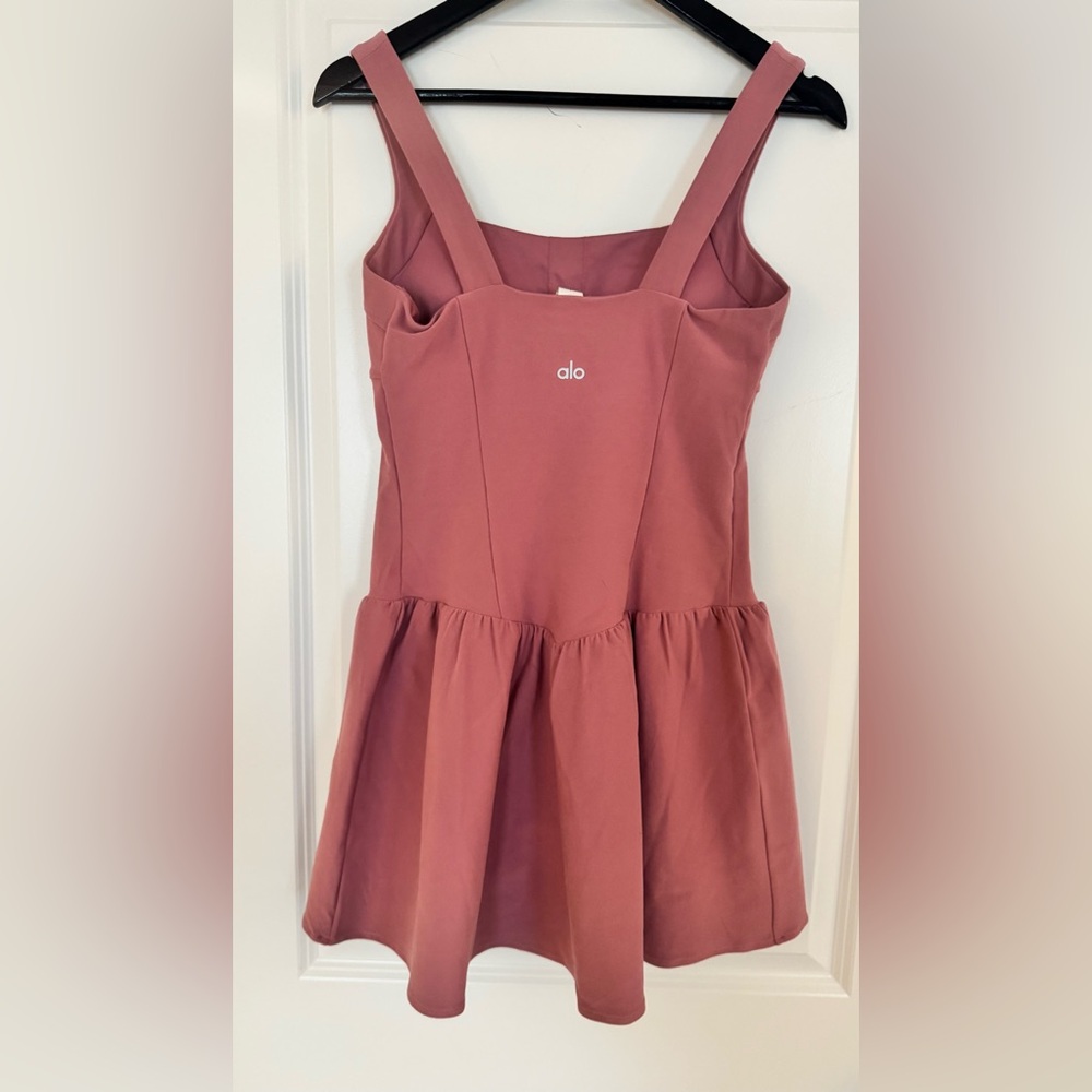 NWOT ALOsoft breakpoint tennis dress, Pink Wild Rose/ Medium - Picture 12 of 12